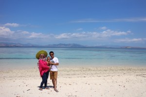 Me, Gio and hubby in Kanawa Island